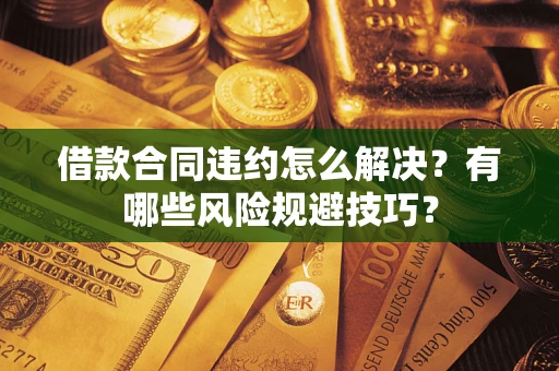济南借款合同违约怎么解决？有哪些风险规避技巧？